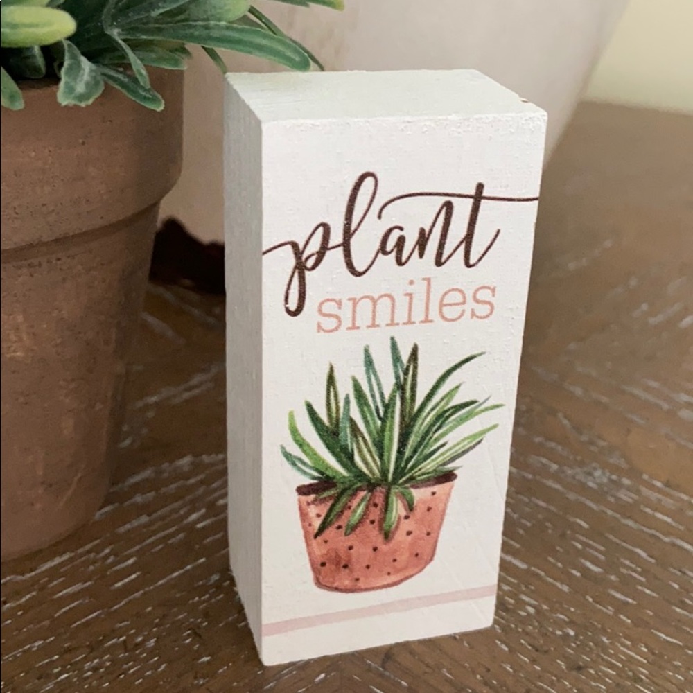 Last 1❗️Modern Farmhouse Rustic Wood Plant Sign - Picture 2 of 3